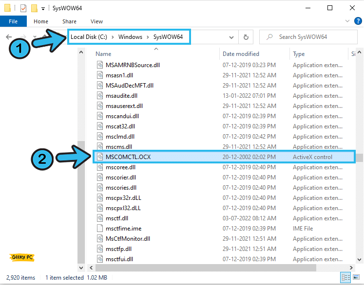 SysWOW64 file location